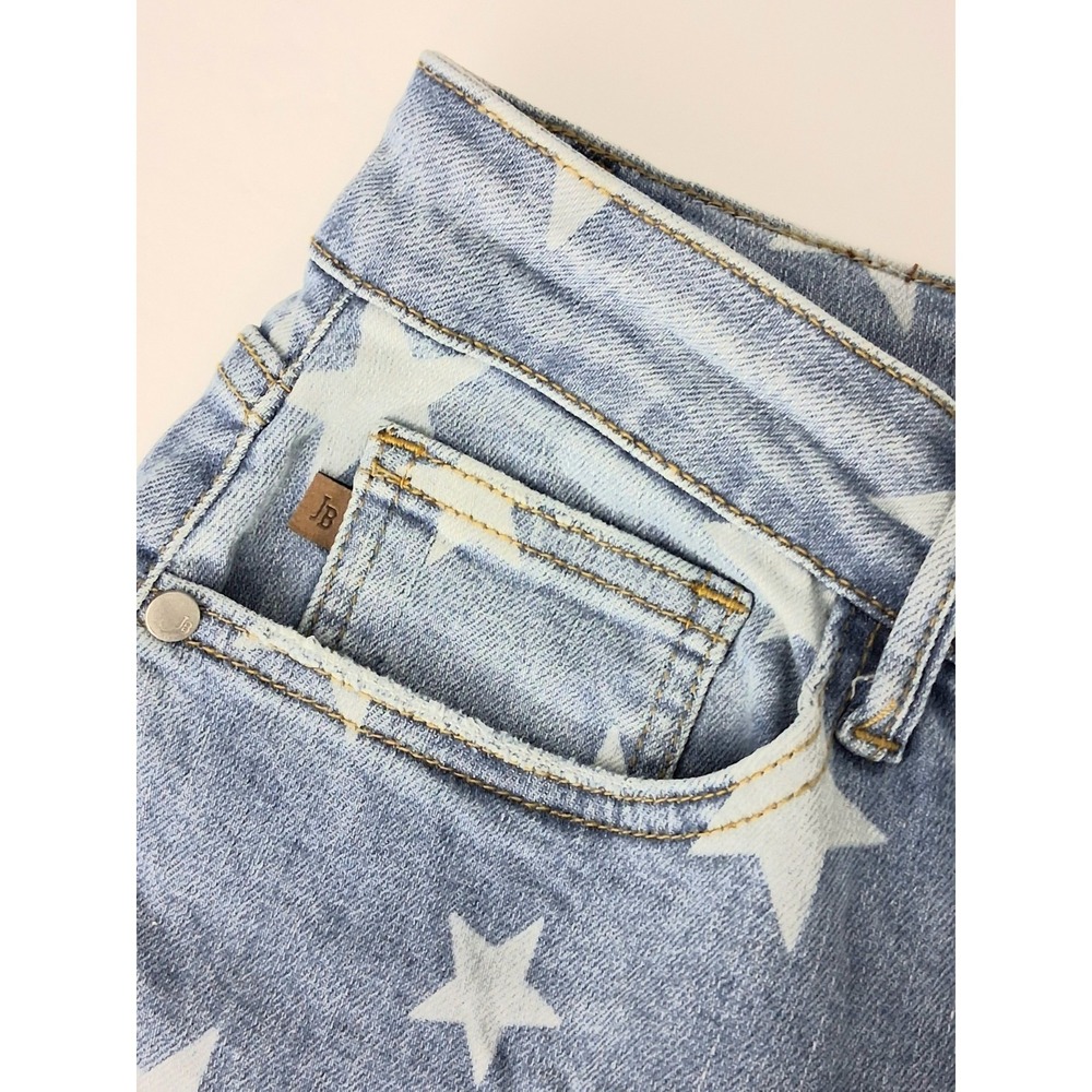 Judy Blue Jeans Women's Size 16W Star & Stripes Flare Denim Patriotic USA Preown - Picture 7 of 15